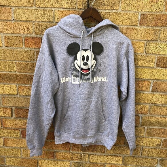 Walt Disney World Big Logo Mickey Mouse Hoodie Medium - Picture 1 of 4